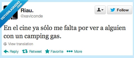 cine,camping gas,palomiteros