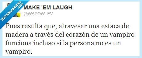 vampiro,estaca,matar,corazón,madera