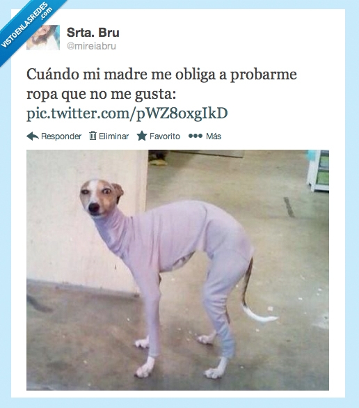 madre,ropa,vestir,ridículo,vergüenza,fail,mireiabru,twitter,perro