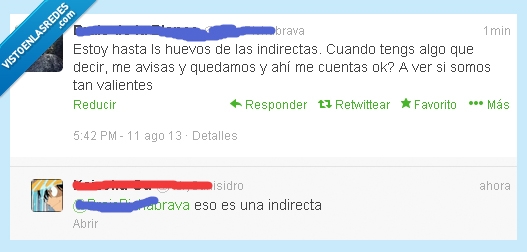 valiente,cara,queja,indirecta,twitter