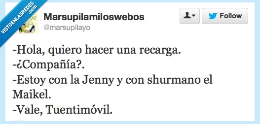 jenny,movil,tuenti,recarga,compañia,maikel