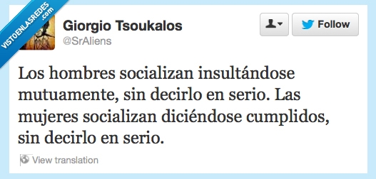 hombres,mujeres,diferencia,insulto,cumplido,serio,sentir