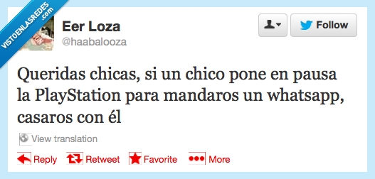 PlayStation,chica,chico,whatsapp,pausa,casaros,casar