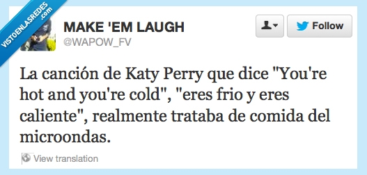 hot and cold,katy perry,microondas,comida,frio y caliente