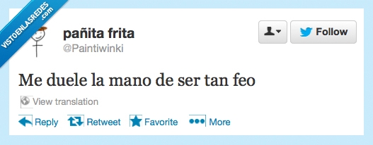 mano,feo,twitter,paintiwinki,pañita,frita