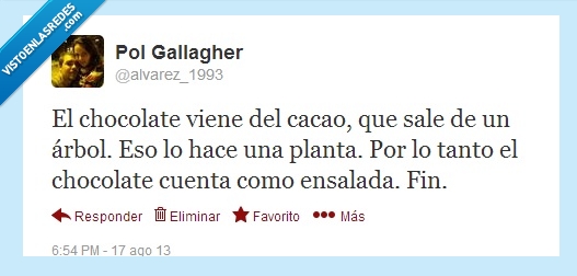 comer,arbol,chocolate,planta,ensalada