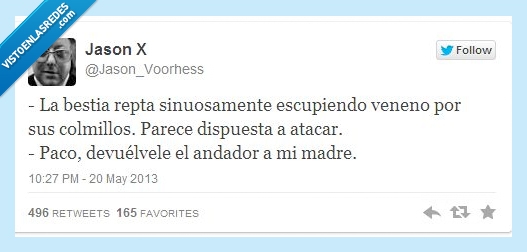 Suegra,bestia,andador,veneno,colmillo,atacar,madre