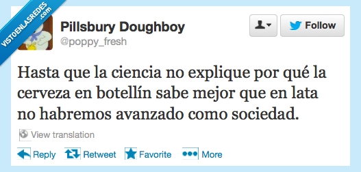 ciencia,avanzar,poppy,sociedad,twitter,lata,botellín