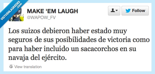 suizos,sacacorchos,navaja suiza,victoria