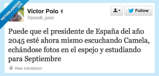 presidente,España,cani,espejo,camela,gomina,estudiar,septiembre