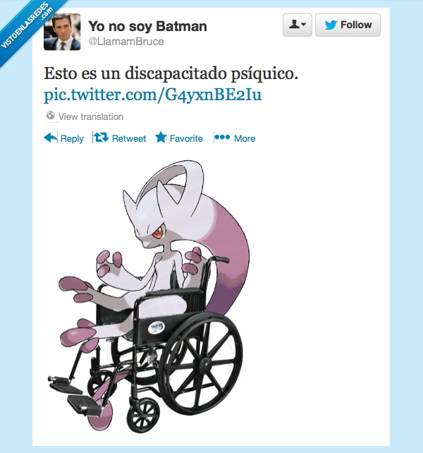 mewtwo,pokemon,batman,twitter,discapacitado psiquico