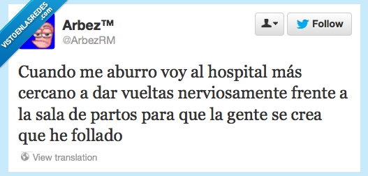 maternidad,partos,sala,simular,hospital,aburrimiento,tweet,twitter,creer