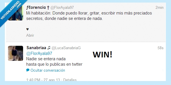 Llorrar,tweet,mucho,la conversacion siguio,es mio