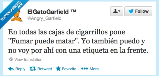 Fumar,etiqueta,matar,decir,tambien,yo