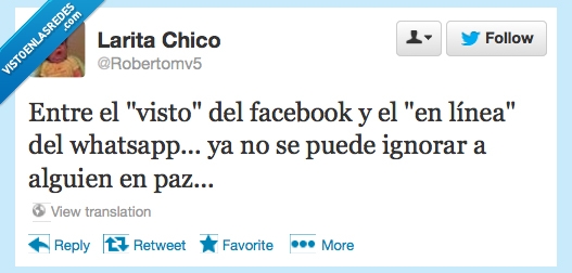 no lo he leido,dejarme tranquilo,facebook,paz,whatsapp,ignorar