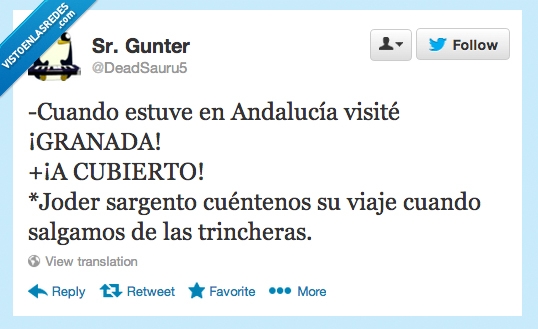 trinchera,sargento,granada,fail,guerra,a cubierto,andalucia,vacaciones