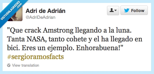astronauta,amstrong,sergioramosfact,hashtag,ht,sergio ramos,twitter,no se entera