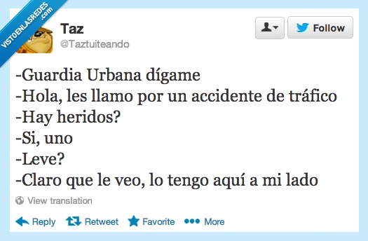 policia,accidente,trafico,heridos,leve,lado,ver