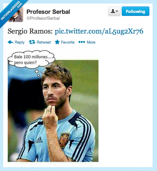 sergio ramos,bale,100 millones,euros,real madrid,futbol