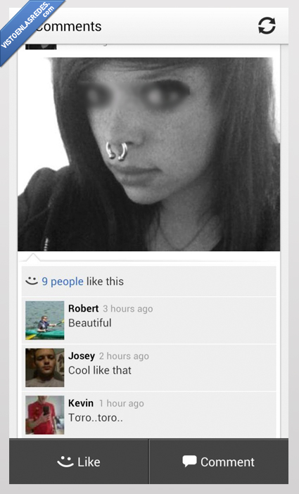 perdiente,nariz,aro,septum,dilatacion,gordo,toro