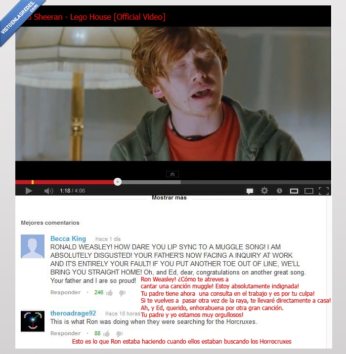 rupert grint,ed sheeran,song,cantante,ron weasley,horcrux