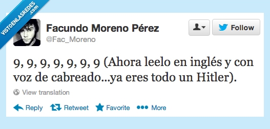 Inglés,Hitler,Nazi,nein,nine,nueve,9