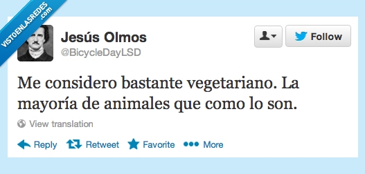Vegetariano,bastante,animal,comer