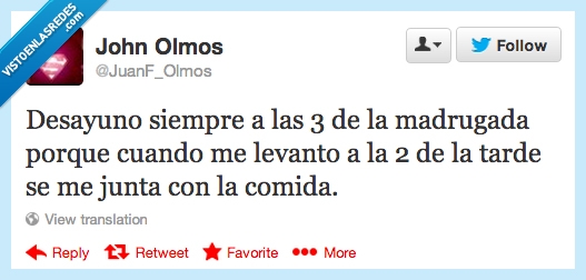 desayuno,nocturno,vago,domir,mucho,twitter,tonteria