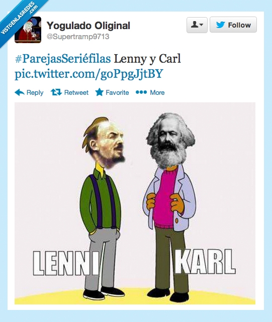 los simpson,lenny,carl,comunismo,karl marx,lennin