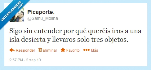 Objetos,Desierta,Isla,Entender