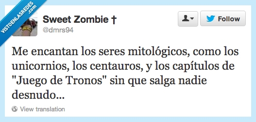 desnudos,Juego de tronos,poniente,capitulo,ser,mitologico,centauro,unicornio