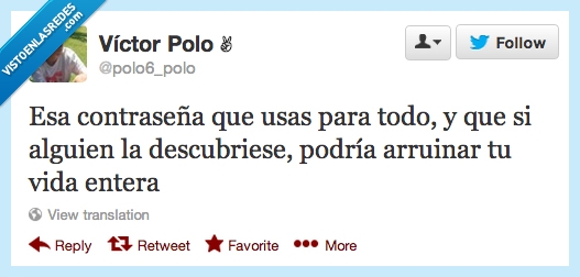 descubrir,contraseña,ruina,robar,vida