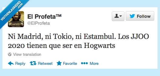Estambul,Tokio,Madrid,Harry Potter,Hogwarts,JJOO 2020