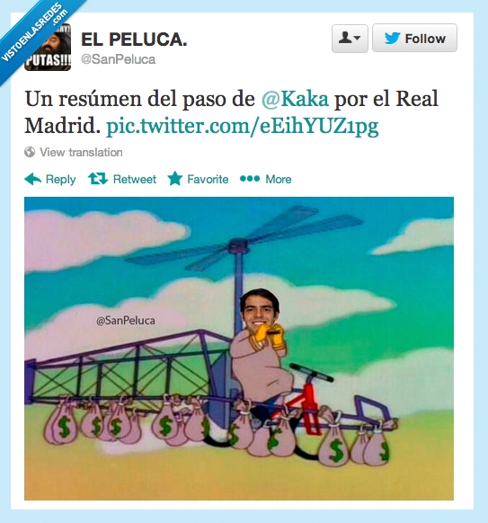 simpson,Deportes,Futbol,El Peluca,Real Madrid,Kaka,lider