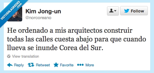 corea del sur,llueva,lluvia,inundar,abajo,cuesta,korea,Kim Jong-un,twitter