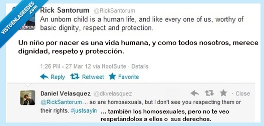 homosexuales,político,respetar,derechos