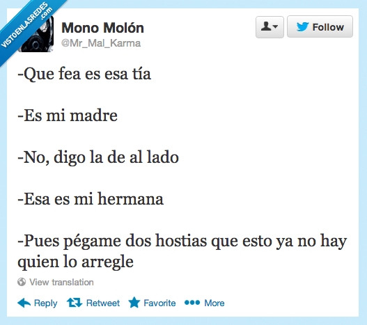 pegar,paliza,madre,hermana,feas,fea