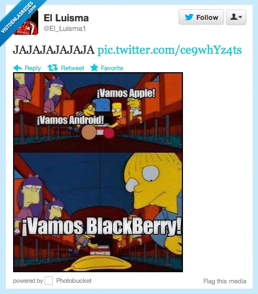 Blackberry,Apple,Android,simpson,platano,ralph