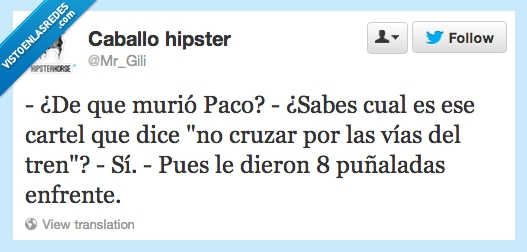 cartel,twitter,puñaladas,tren,Muerte,enfrente,delante