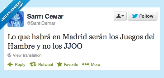 jjoo,madrid2020,juegos olimpicos,juegos del hambre