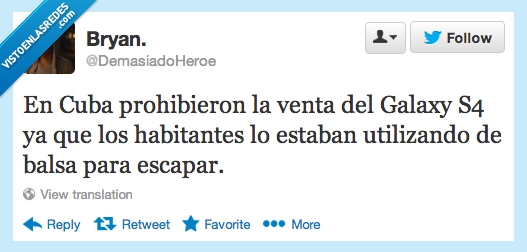 cuba,galaxy,s4,balsa,lancha,escapar,comunismo