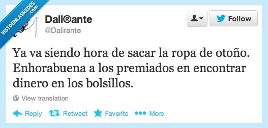 dalirante,bolsillo,dinero,premiados,enhorabuena,otoño,ropa