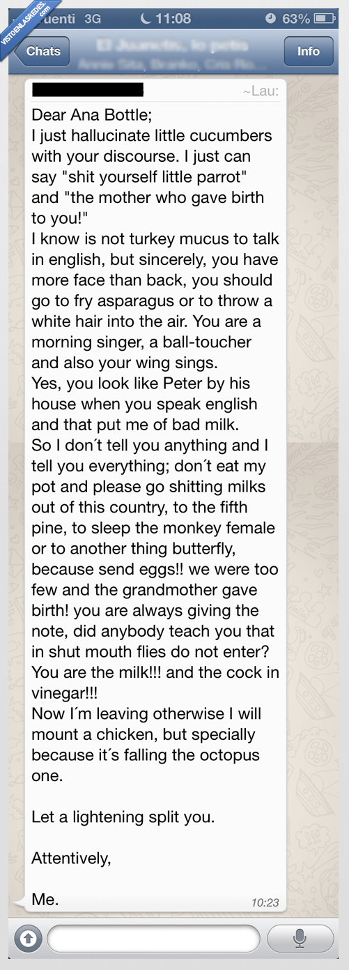 cafe con leche,whatsapp,conversacion,ana botella