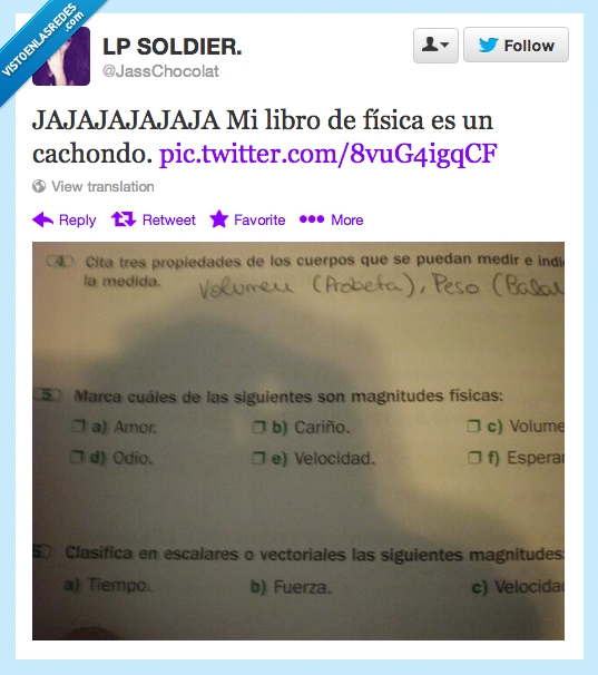 fisica,para retrasados,genius,cariño,amor,odio,magnitud