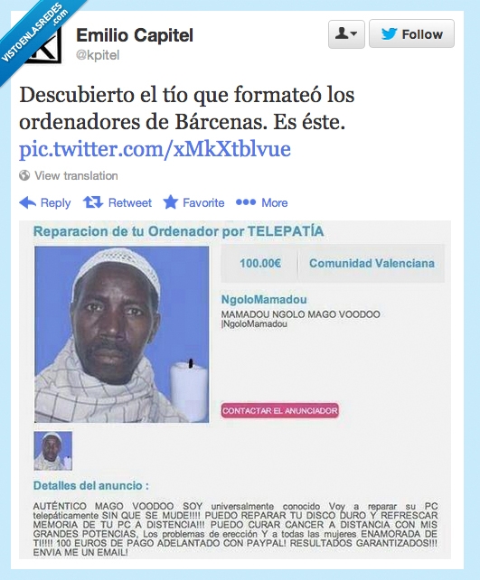 informática,ordenador,política,PP,Bárcenas,Telepatía