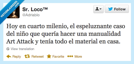 material,cuarto milenio,espeluznante,niño,caso,casa,manualidad,art attack