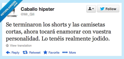 tirantes,shorts,frio,ligar,twitter,enseñar,personalidad