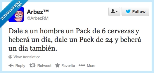 mismo,durar,1 día,24,6,Sin tele ni cerveza pierdo la cabeza,Cerveza,igual
