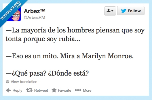 donde,Marilyn Monroe,piensan,hombres,tontas,rubias,mira