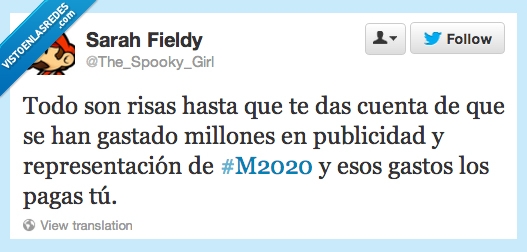 JJOO,Olimpiadas,Madrid,2020,gastos,pagar,dinero